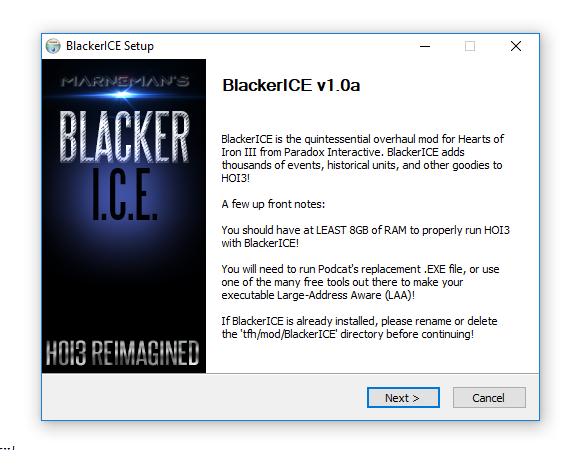 BlackerICE Installer 1